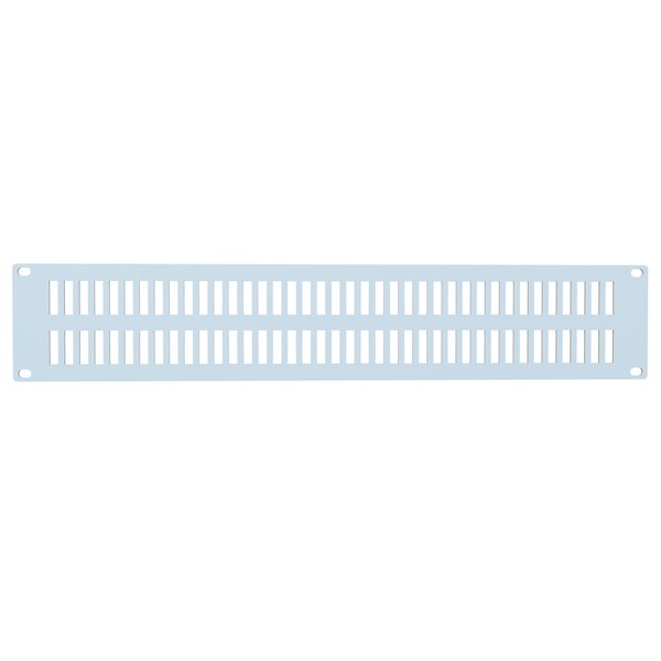 Hammond 2U SLOTTED STEEL VENTED Panel PVSS19003LG2 - main